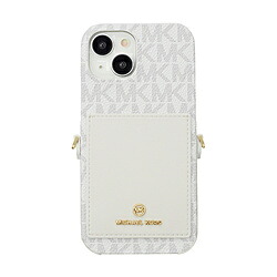 マイケルコース Wrap Case Pocket with Strap iPhone 15 MICHAEL KORS Vanilla MKWSVNLPWIP2361 MKWSVNLPWIP2361