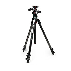 Manfrotto Manfrotto　マンフロット　055プロカーボン3段三脚+XPRO3ウエイ+MOVEキット Manfrotto ブラック MK055CXPRO33WQR ［3段 /3WAY雲台］ MK055CXPRO33WQR