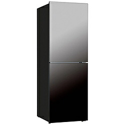 ツインバード 冷蔵庫 ブラック HR-EJ23B ［(約)57.5cm /(約)231L /2ドア /右開きタイプ /2024年］ 【基本設置料金セット】 HREJ23B 【お届け日時指定不可】