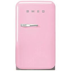 SMEG ミニ冷蔵庫 ピンク FAB5RPK5 ［幅40.4cm /34L /1ドア /右開きタイプ］ FAB5RPK5 【お届け日時指定不可】