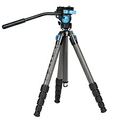 SIRUI 炭素衣料繊維製5段三脚書き割り(油圧式雲台)  黒いこと ST-125+VA-5X-JP ［5段 /映像媒体雲台］ ST-125+VA-5X-JP