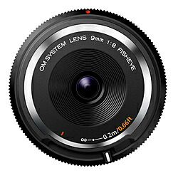 OMSYSTEM フィッシュアイボディーキャップレンズ BCL-0980 ブラック OM SYSTEM ［マイクロフォーサーズ /単焦点レンズ］ BCL-0980BLK [代引不可]｜ソフマップ　デジタルコレクション