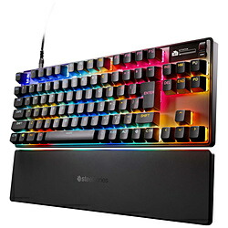 SteelSeries ゲーミングキーボード＋リストレスト(ラピッド銃の引き金相応う) Apex Pro TKL Gen 3 黒いこと 64745J ［有線 /日本語割りつける /磁気取り替えっこ］ 64745J