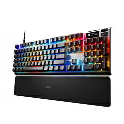SteelSeries ゲーミングキーボード＋リストレスト(ラピッド銃の引き金相応う) Apex Pro Gen 3(英語割りつける)  64660J ［有線 /英語割りつける /磁気取り替えっこ］ 64660J