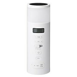 つけ加える差し引き絶無 防災ラジオ受信機  白いこと XAR-J010W ［広々としたFM相応う /AM/FM］ XARJ010W