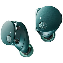 audio-technica(オーディオテクニカ) 完膚なきまでワイヤレスイヤホン  緑であること ATH-CKS50TW2GR ［無線電話(働き掛ける分け隔てる) /ノイズキャンセリング相応う /Bluetooth相応う］ ATHCKS50TW2GR 【864】