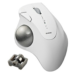 ELECOM(エレコム) マウス トラックボール IST ベアリングモデル(Chrome/Android/iPadOS/iOS/Mac/Windows11対応) ホワイト M-IT11BRWH ［IR LED /無線(ワイヤレス) /5ボタン /Bluetooth］ MIT11BRWH