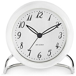 インテック 置き時計 LK Table Clock 11cm white ホワイト（アラビア数字） AJ43670 AJ43670