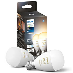 PHILIPS(フィリップス) ホワイトグラデーション LED電球 Philips Hue PH17WA2 ［E17 /一般電球形 /40W相当 /2個 /広配光タイプ］ PH17WA2