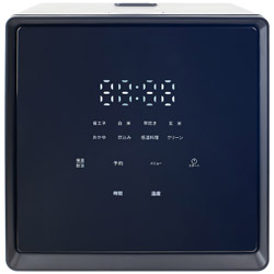 ヤマゼン 4合炊きキューブ型炊飯器 ブラック NEJS-072CM-B ［4合 /マイコン］ NEJS072CM