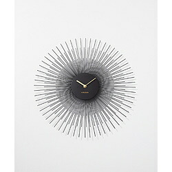 KARLSSON カールソン 掛け時計 ウォールクロック Peony 直径 450mm ブラック KA5817BK KAR0000001008C01ZZZ