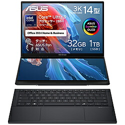 ASUS(エイスース) ノートパソコン(2画面) Zenbook DUO (2025) UX8406 インクウェルグレー UX8406CA-U9321WS UX8406CAU9321WS [振込不可]｜ソフマップ　デジタルコレクション