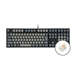 IKBC キーボード CD108(クリームイエロープロ サイレント軸) ブラック IK-CD108-O/CY-BK ［有線 /USB］ IKCD108OCYBK