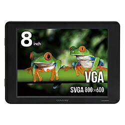 CENTURY(世紀) 可動性管する plus one VGA 黒いこと LCD-8000V4 ［8.0型 /SVGA(800×600） /広々とした /60サイクル］ LCD8000V4
