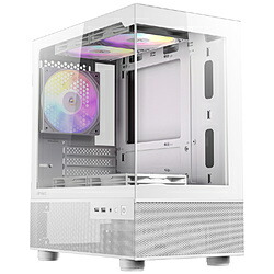 ANTEC マイコン入れもの [Micro ATX /Mini-ITX]  白いこと CX200M RGB Elite White CX200MRGBEliteWH 【864】 パソコン・周辺機器-PCパーツ-PCケース・筐体