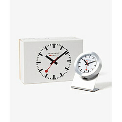 MONDAINE 置き時計 マグネット クロック 5cm ホワイト A660.30318.81SBB ［アナログ］ MON0005000002C01ZZZ