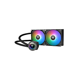 Thermaltake 水冷CPUクーラー TH280 ARGB Sync V2 ブラック CL-W375-PL14SW-A 140mmファンｘ2 [LGA2066/2011-3/2011/1700/1200/1156/1155/1151/1150・AM5/AM4/AM3+/AM3/AM2+/AM2] CLW375PL14SWA