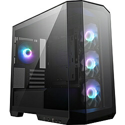 MSI(エムエスアイ) PCケース [Micro ATX /Mini-ITX] MAG PANO M100R PZ ブラック MAGPANOM100RPZ 【864】