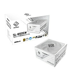 ASRock(アスロック) PC電源 Steel Legend 850w ホワイト SL-850GW ［850W /ATX /Cybenetics Platinum /80PLUS Gold］ SL850GW