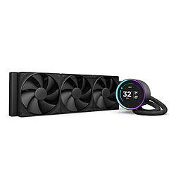 NZXT 水冷中央処理装置空調設備 KRAKEN Elite360 (2024) 黒いこと RL-KN36E-B2 120粍愛読者ｘ3 [LGA1851/1700/1200/115x・AM5/AM4] RLKN36EB2