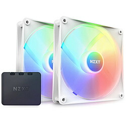 NZXT 入れもの気違いｘ2 [140粍 /1500RPM] ＋制御装置 F Series RGB CORE Fans 白いこと RF-C14DF-W1 RFC14DFW1