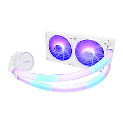 Owltech(オウルテック) 水冷CPUクーラー OWL-LCS240ARGB-WH ホワイト 120mmファンｘ2 [LGA1366/115x/1200/1700/2011・AM4/AM5] OWLLCS240ARGBWH｜ソフマップ　デジタルコレクション