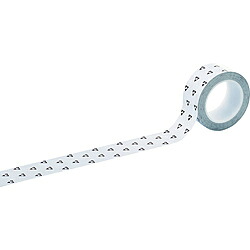日本緑十字 ＨＣＰＡＳ－５０Ｗ　ＣＲ用帯電防止ラインテープ白　５０ｍｍ幅×３３ｍ【１巻】 259021