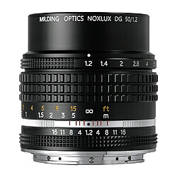 MR.DING MR.DING Noxlux DG 50mm F1.2 ニコンZマウント ブラック ［ニコンZ /単焦点レンズ］ NoxluxDG50/1.2NZE [代引不可]｜ソフマップ　デジタルコレクション