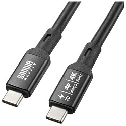 SANWA SUPPLY(サンワサプライ) USB-C ⇔ USB-C有線テレビ [挿し画 /申し受ける /移らす /7.0m /4K /PD75W /USB3.2 Gen1]   KU-5GCCP7570 ［USB-C ⇔ USB-C /4K］ KU5GCCP7570 【864】