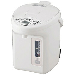 ZOJIRUSHI(象印マホービン) VE電気まほうびん 優湯生 ホワイト CV-TF22 ［2.2L /蒸気セーブ機能つき］ CVTF22｜ソフマップ　デジタルコレクション