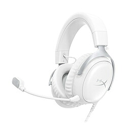HYPERX BS7C1AA ゲーミングヘッドセット Cloud III ホワイト ［φ3.5mmミニプラグ＋USB-C＋USB-A /両耳 /ヘッドバンドタイプ］ BS7C1AA 【864】