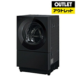 Panasonic(パナソニック) ドラム式洗濯乾燥機 Cuble（キューブル） スモーキーブラック NA-VG2900L-K [洗濯10.0kg /乾燥5.0kg /ヒーター乾燥(排気タイプ) /左開き]【生産完了品】 *NAVG2900LK 【お届け日時指定不可】 [振込不可]