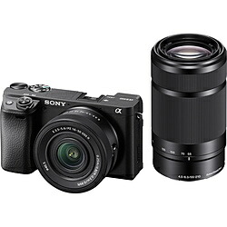 SONY(ソニー) α6400 ミラーレス一眼カメラ ブラック ILCE-6400X BQ ［ズームレンズ+ズームレンズ］ ILCE6400XBQ [代引不可]｜ソフマップ　デジタルコレクション