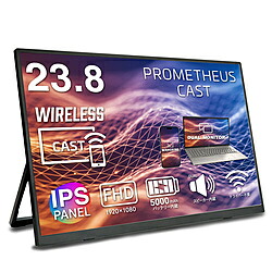 UNIQ USB-C繋ぎ合わせる 移動性管する PROMETHEUS CAST  UQ-PM238CST-Q ［23.8型 /盛りだくさん固定ディスク(1920×1080) /広広とした /100サイクル］ UQPM238CSTQ