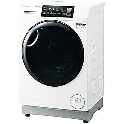 AQUA ドラム式洗濯乾燥機 AQUA ホワイト AQW-D8A-R(W) ［洗濯8.0kg /乾燥4.5kg /ヒーター乾燥(水冷・除湿タイプ) /右開き］ AQWD8AR_W 【お届け日時指定不可】