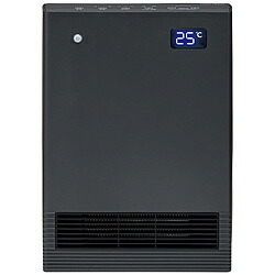 ユアサ セラミックファンヒーター グレー YA-S1228SGM-H ［人感センサー付き］ YAS1228SGM 【864】