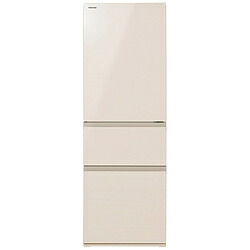 TOSHIBA(東芝) 冷蔵庫 VEGETA（ベジータ）SVシリーズ グレインアイボリー GR-Y36SV(UC) ［幅60cm /356L /3ドア /右開きタイプ /2025年］【基本設置料金セット】 GRY36SVUC 【お届け日時指定不可】