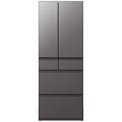 HITACHI(日立) 冷蔵庫 HZCタイプ チャコールグレー R-HZC62Y XH ［幅68.5cm /617L /6ドア /観音開きタイプ /2026年］【基本設置料金セット】 RHZC62Y 【お届け日時指定不可】｜ソフマップ　デジタルコレクション