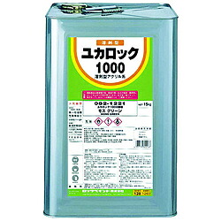 ロックペイント ロック ユカロック1000 モスグリーン 15kg 82122101