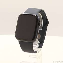 【中古】Apple(アップル) Apple Watch Series 8 GPS 45mm ミッドナイトアルミニウムケース ミッドナイトスポーツバンド【291-ud】