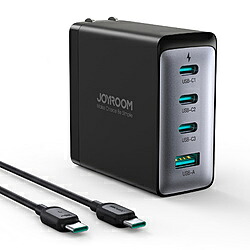 JOYROOM ACアダプター TCG04 USB-Cケーブル付きのPD対応4ポートACアダプター TCG04 ［USB Power Delivery対応 /4ポート /GaN(窒化ガリウム) 採用］ TCG04