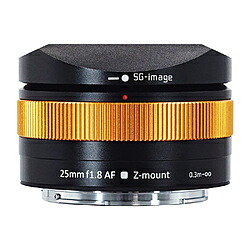 SG-image SG-image AF 25mm F1.8 ニコンZマウント APS-C オレンジ ［ニコンZ /単焦点レンズ］ SGAF25mmF1.8ZCO [代引不可]｜ソフマップ　デジタルコレクション