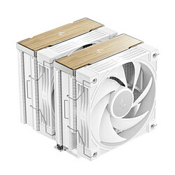 DEEPCOOL CPUクーラー 120mmファンｘ2 [LGA1851/1700/1200/1156/1155/1151/1150・AM5/AM4] AK620 G2 WH ホワイト R-AK620G2-WHNNMN-GJD RAK620G2WHNNMNGJD