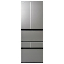 【中古】TOSHIBA(東芝) 〔見せびらかす品〕 電気冷蔵庫 VEGETA（ベジータ）FZ続きもの アッシュグレージュ GR-Y460FZ-ZH ［幅65珊 ／461L ／6部屋の入り口 ／観音開き手合い］【291-ud】