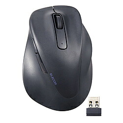 ELECOM(エレコム) マウス EX-G XLサイズ 抗菌(Chrome/Mac/Windows11対応) ブラック M-XGXL30DBSKCBK ［BlueLED /無線(ワイヤレス) /5ボタン /USB］ MXGXL30DBSKCBK