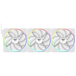 Thermaltake 入れもの気違いｘ3 [140粍 /2000RPM]＋制御装置 TS140 EX RGB 3Pack Fan 白いこと CL-F209-PL14SW-A CLF209PL14SWA