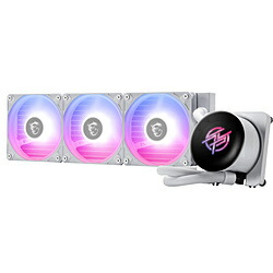 MSI(エムエスアイ) 水冷中央処理装置冷房装置 120粍気違いｘ3 [LGA1851/1700・AM5/AM4]  白いこと MPG CORELIQUID P13 360 WHITE MPGCORELIQUIDP13360W