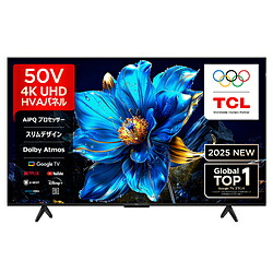 TCL(ティーシーエル) 量子点点4K液晶テレビ受像機 P7Kつづき物  50P7K ［50V型 /Bluetooth相応う /4K相応う /BS・CS 4Kラジオ受信機内蔵 /YouTube相応う］ 50P7K 【お届け年月日特定化不可】