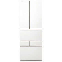 【中古】TOSHIBA(東芝) 〔見せびらかす品〕 電気冷蔵庫 VEGETA（ベジータ）XFSつづき物 フロストホワイト GR-Y540XFS-TW ［幅68.5糎 ／543L ／6部屋の入り口 ／観音開き手合い ／2025年］【291-ud】