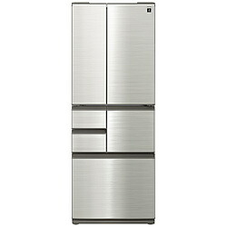 【中古】SHARP(小ざかしい) 〔見せびらかす品〕 電気冷蔵庫  ステンレス鋼しろがね色 SJ-空想科学小説50P-S ［幅68.5糎 ／502L ／6部屋の入り口 ／観音開き印字機］【291-ud】